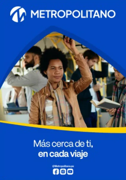 Afiche de campaña: Más cerca de ti, en cada viaje
